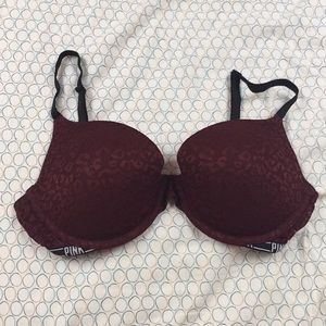 Maroon PINK Bra